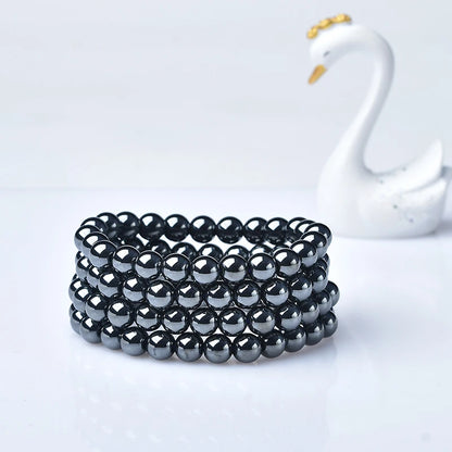 1pc Natural Terahertz Bracelets Mineral Stone Mineral Raw Crystals Gem Ornaments Stone Healing Stone Charm Ladies Jewelry Gifts