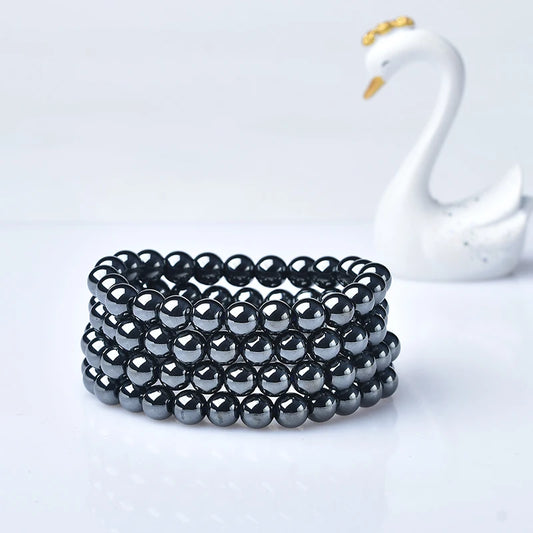 1pc Natural Terahertz Bracelets Mineral Stone Mineral Raw Crystals Gem Ornaments Stone Healing Stone Charm Ladies Jewelry Gifts