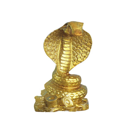 Ingots Snake Statue Resin Sculpture Miniature for Diorama Figurine