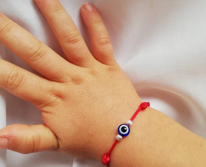 Evil eye baby bracelet，red bracelet for children