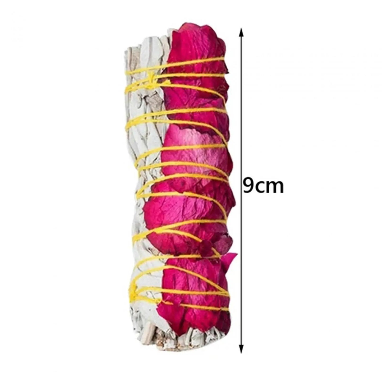 SAGE Smudge Bundles White SAGE Fragrant with Flowers 3.5 inch Easy to Use SAGE Bundles for Yoga Meditation Home Cleansing