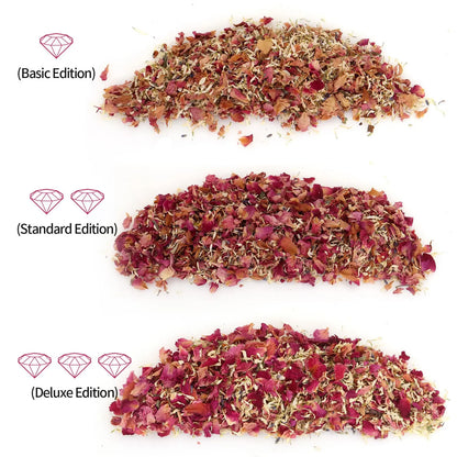 100/200g Natural Dried Flower Rose Petals Pop Wedding Confetti Birthday Party DIY Decoration Biodegradable Handmade Party