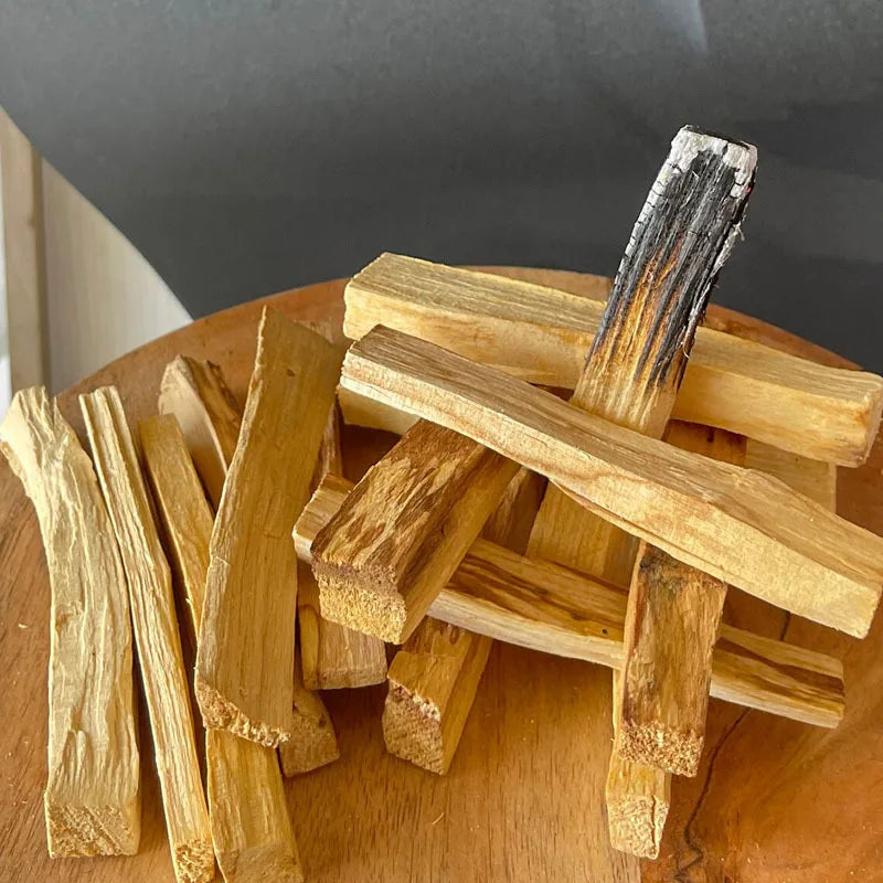 Palo Santo Natural Incense Sticks Wooden Smudging Strips Aroma Diffuser Stains Stick Aromatherapy Burn Wooden Sticks No Smell
