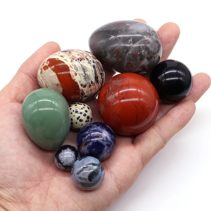 Wholesale Lot Random Natural Crystal Sphere Ball Egg Stone Quartz Polished Globe Desk Home Decoration Exquisite Souvenirs Gift