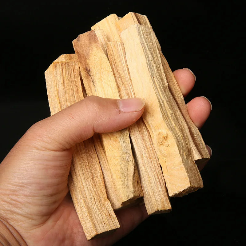 Palo Santo Natural Incense Sticks Wooden Smudging Strips Aroma Diffuser Stains Stick Aromatherapy Burn Wooden Sticks No Smell