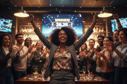 BLACK WOMAN WINNING A BET