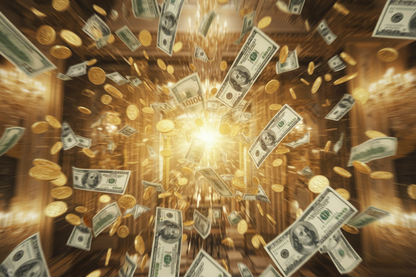 COMING IN FAST , GOLD AND DOLLARS COIMG IN