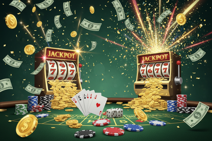 MONEY FALLING GAMBLING AND WINNING