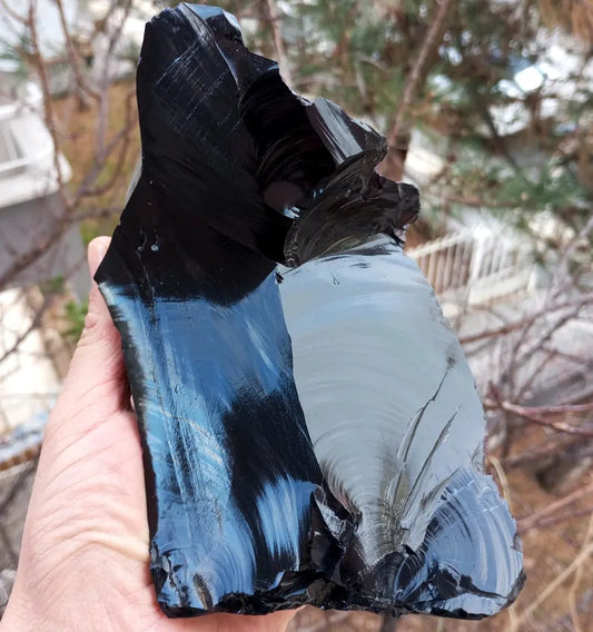 LARGE OBSIDIAN ROCK  (6 LBS)