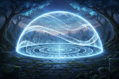 protection spell casted